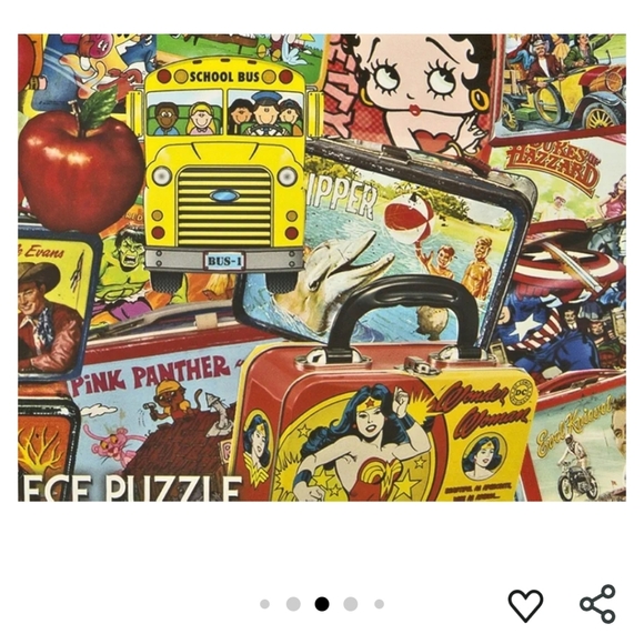 White Mountain Vintage Lunch Box Puzzle Multicolor - Picture 3 of 5